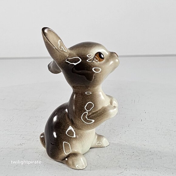 Hagen Renaker DW Baby Rabbit Facing Left Brown Figurine Bunny - Picture 3 of 6